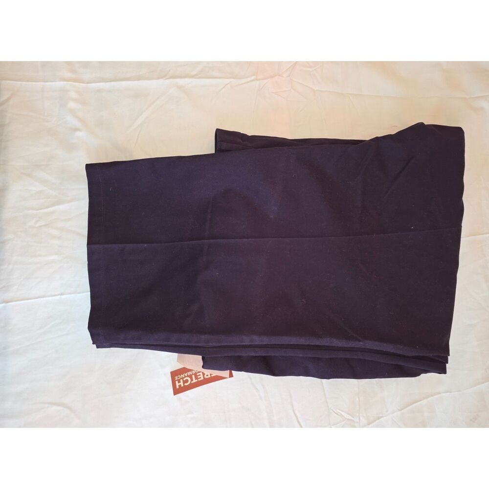 Dockers Signature Khaki Pants NWT 56x28 Black Big Tall Classic Fit Stretch